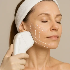 Woman having HI-FU to reduce wrinkles call LA LIPO Worksop Now!