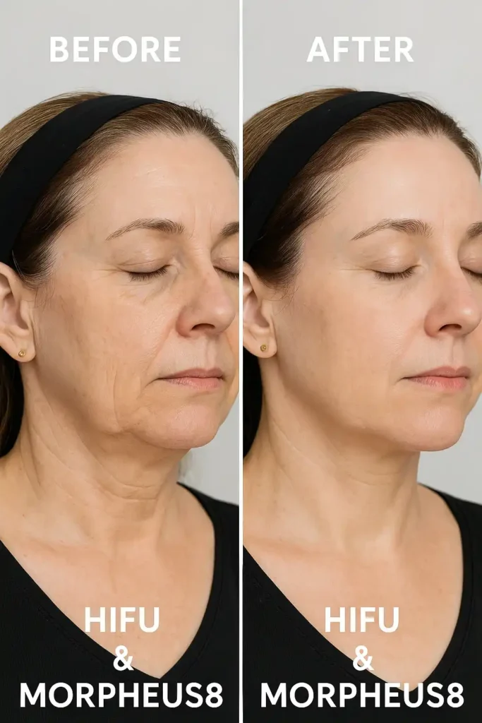 HIFU & Morpheus8 treatment results Worksop - book in today!