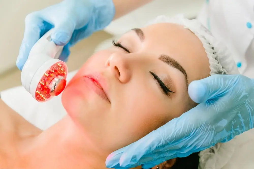 woman having non-surgical Morph8 treatment Worksop