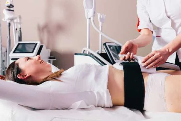 woman having body sculpting to help improve her body image and her mental health Worksop